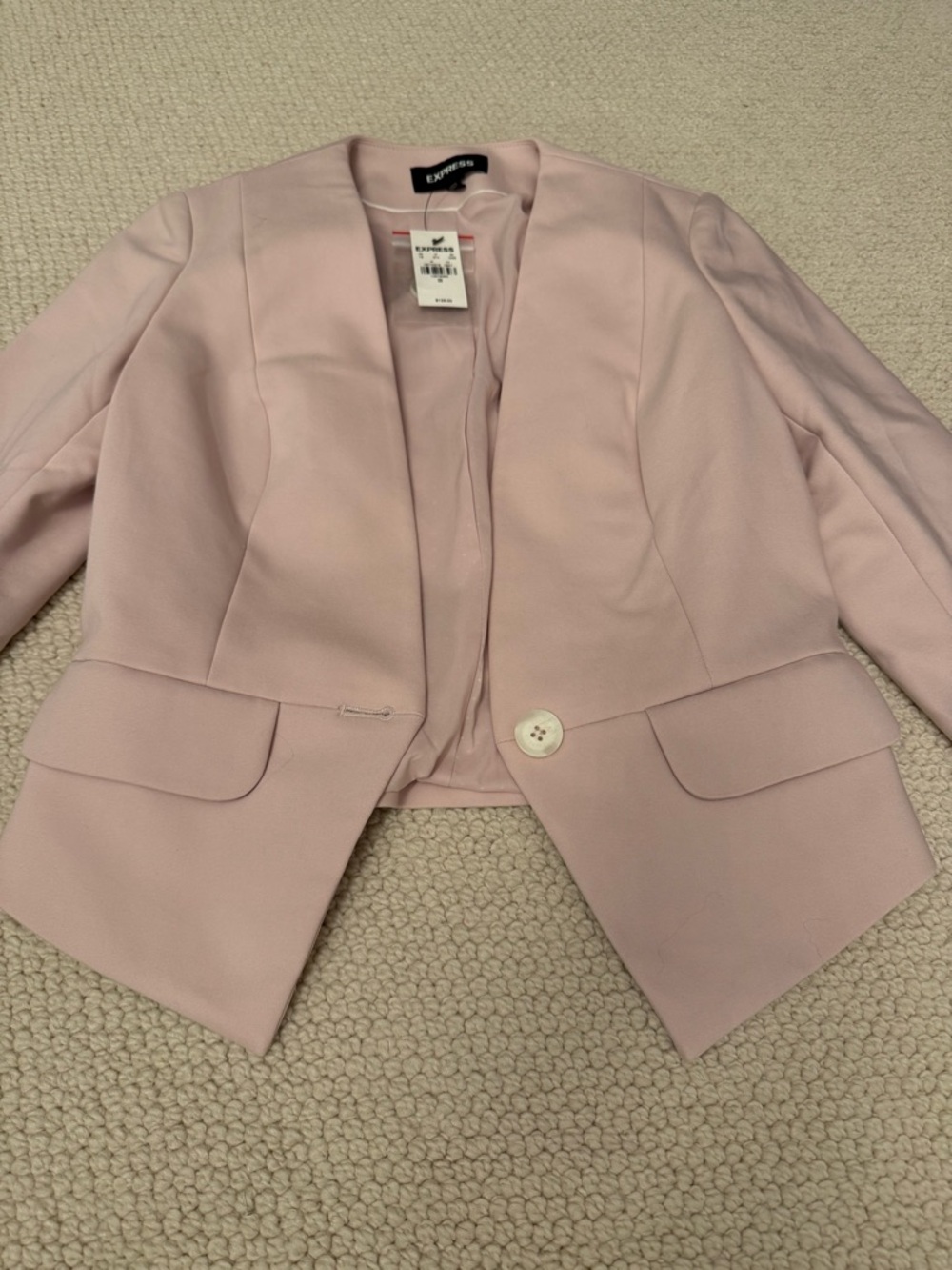 Express cropped blazer NWT